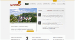 Desktop Screenshot of kaempfelbach.de